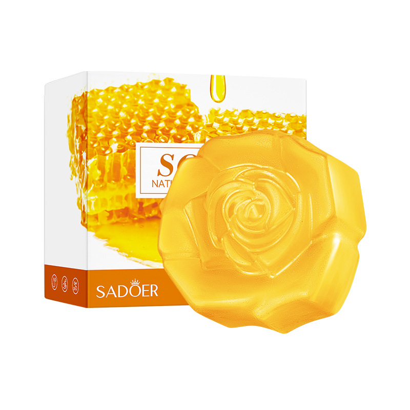 Castor Oil Soap - สบู่แฮนด์เมดทำจากน้ำผึ้ง1ชิ้นสบู่ล้างมือ Essential สบู่ล้างมือผลิตภัณฑ์ให้ความชุ่มชื้นผลิตภัณฑ์ดูแลร่างกายผิวแห้งป้องกันไม่ให้แห้ง