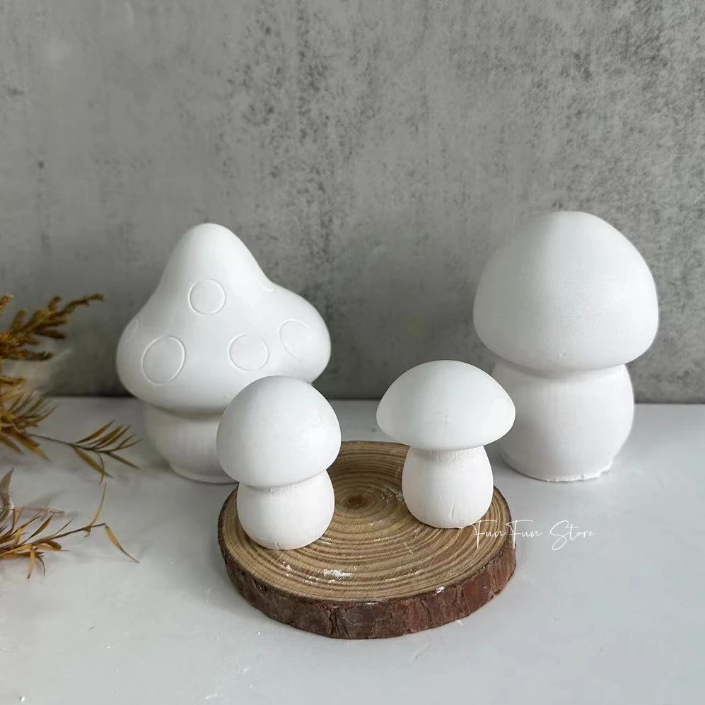 Soap Making Equipment For Beginners - 3D เห็ดเทียนแม่พิมพ์ซิลิโคนคริสตัลเรซิ่นอีพ็อกซี่หล่อยิปซั่มแม่พิมพ์ DIY Handmade เทียนหอมสบู่เค้กทําเครื่องมือ