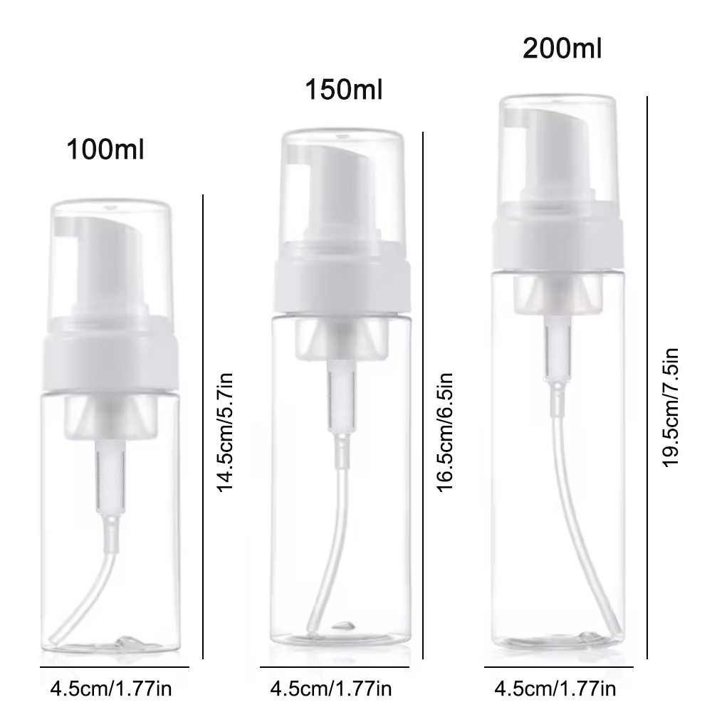 Soap Making Unit - ขวดโฟมพลาสติกขนาด 100 มล. 150 มล. 200