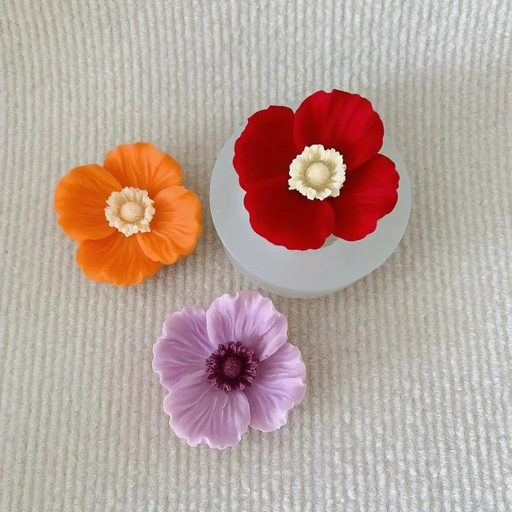 แม่พิมพ์เทียนซิลิโคนรูปดอกไม้  - Soap Making Gifts บทวิจารณ์และราคา