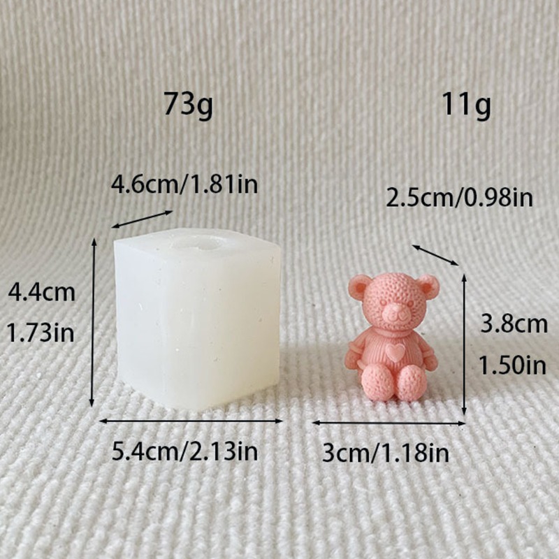 Mini Love Bear เทียนแม่พิมพ์ซิ - Soap Making Equipment For Beginners บทวิจารณ์และราคา