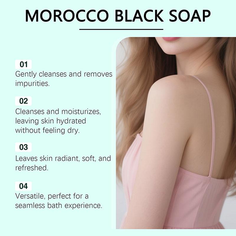 สบู่ดำโมร็อกโก ทำความสะอาดล้ำล - Castor Oil Soap บทวิจารณ์และราคา