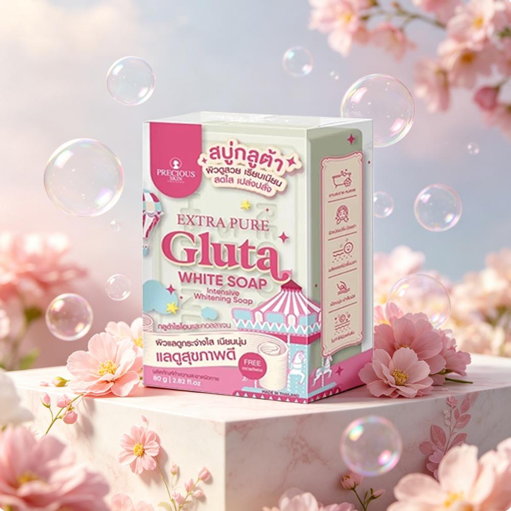 สบู่กลูตาไธโอนและไนอาซินาไมด์  - Castor Oil Soap บทวิจารณ์และราคา