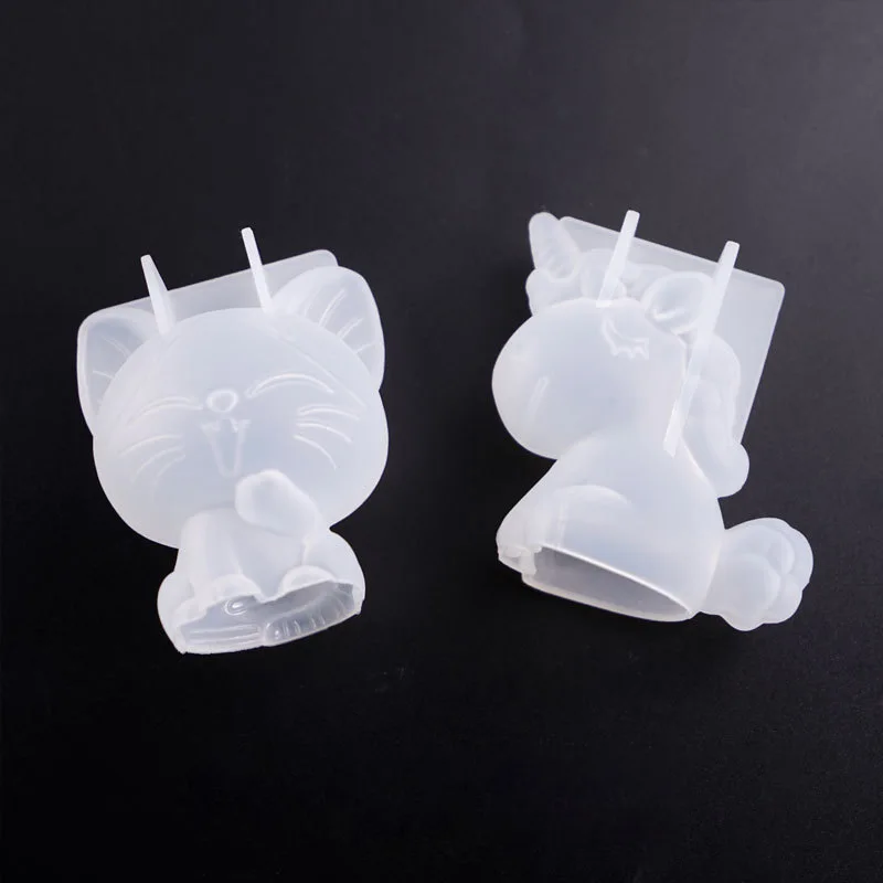3D เรขาคณิตซิลิโคนยูนิคอร์นแมว - Soap Making Equipment For Beginners บทวิจารณ์และราคา