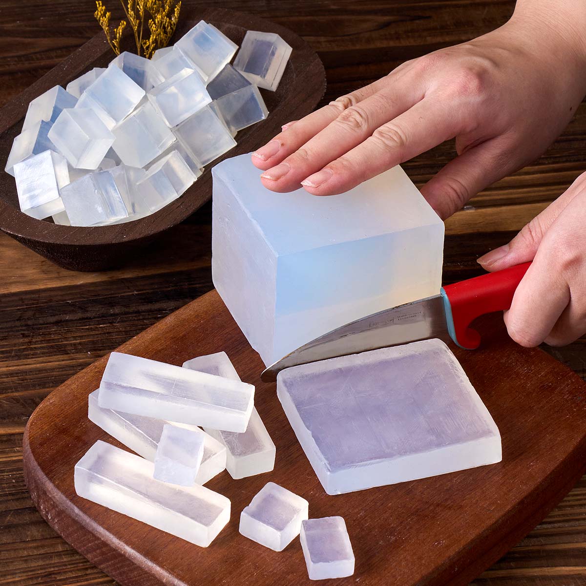 เบสสบู่กลีเซอรีน 1000 กรัม สำห - Soap Making Material Wholesale บทวิจารณ์และราคา
