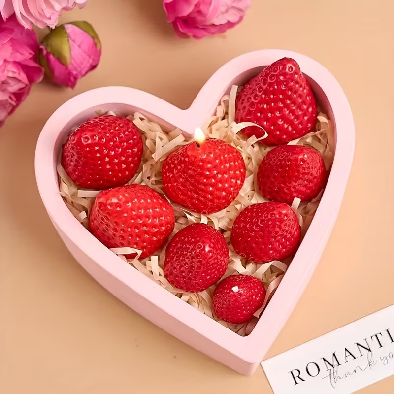 แม่พิมพ์เทียนซิลิโคนรูปสตรอว์เ - Soap Making Gifts บทวิจารณ์และราคา