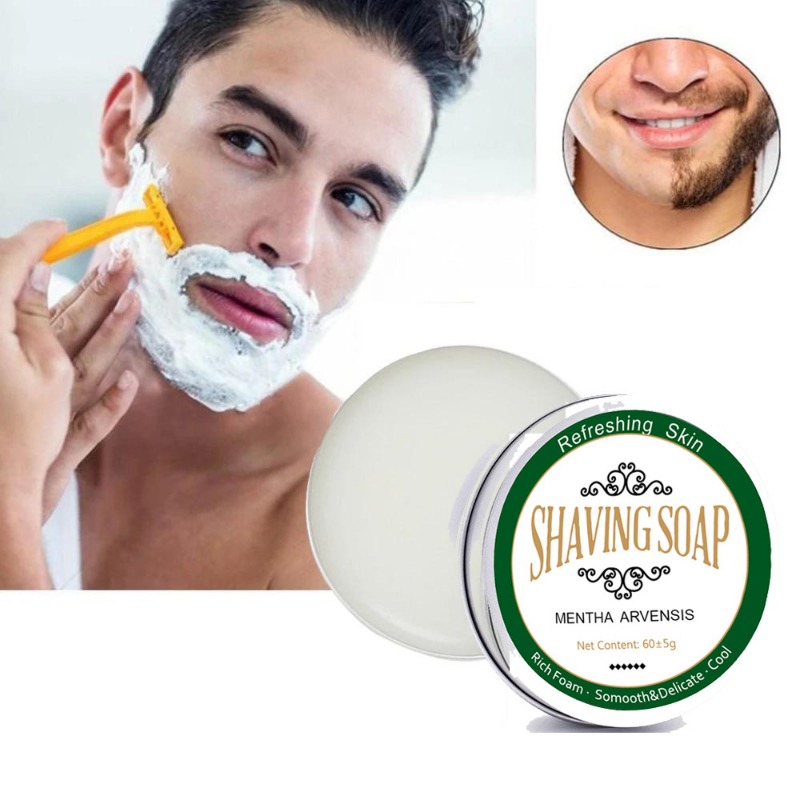 Man Beard Shaving Soap อ่อนโยน - Soap Making Unit บทวิจารณ์และราคา