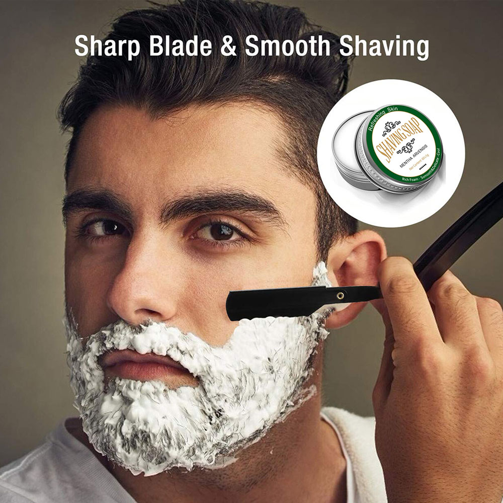 Man Beard Shaving Soap อ่อนโยน - Soap Making Unit บทวิจารณ์และราคา