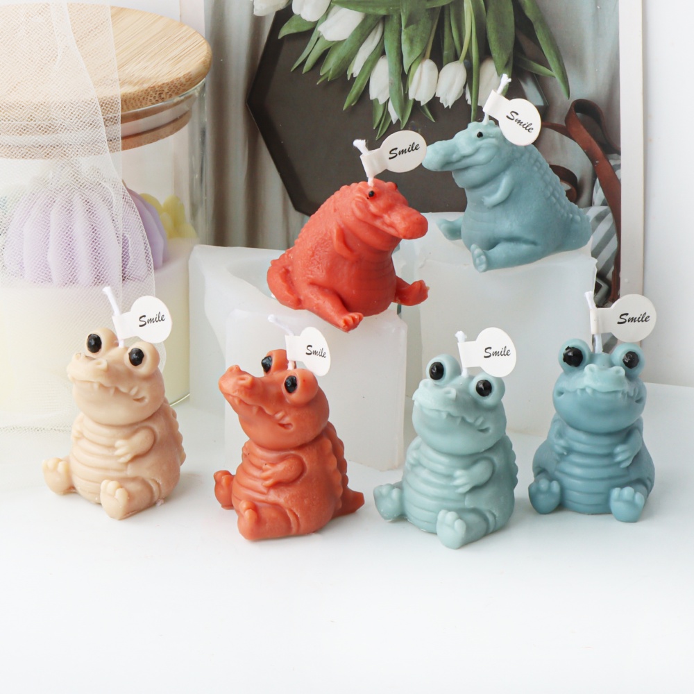3D น่ารักจระเข้เทียนแม่พิมพ์ซิ - Soap Making Gifts บทวิจารณ์และราคา