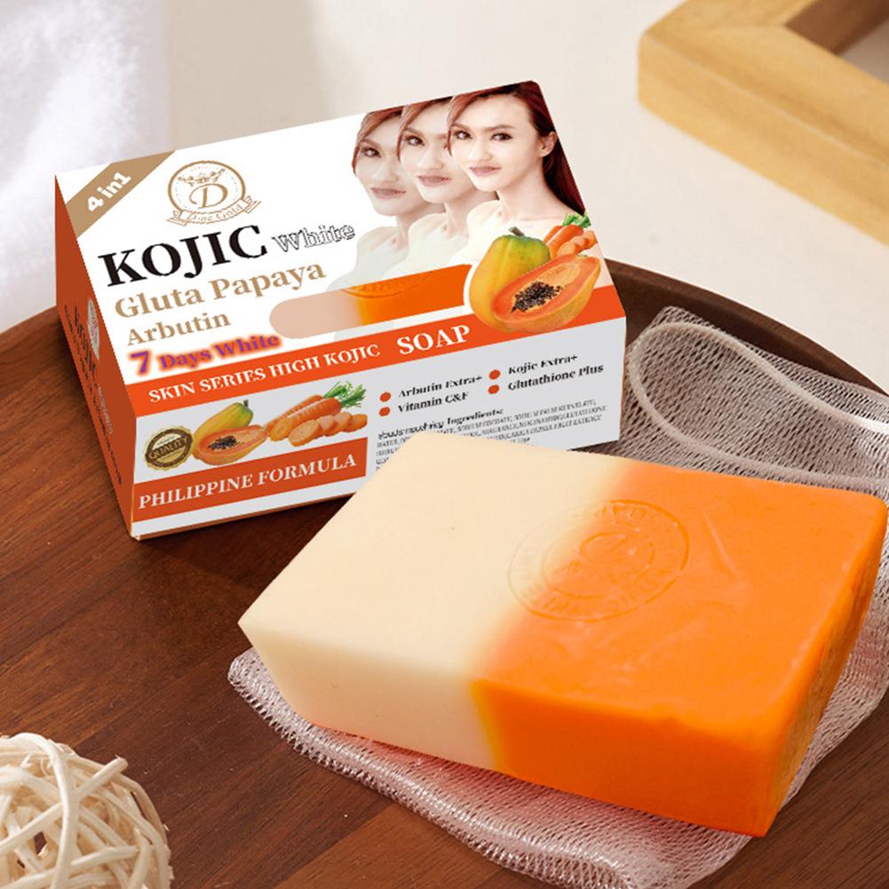 สบู่มะละกอผสมโคจิกแอซิด 160 กร - Castor Oil Soap บทวิจารณ์และราคา
