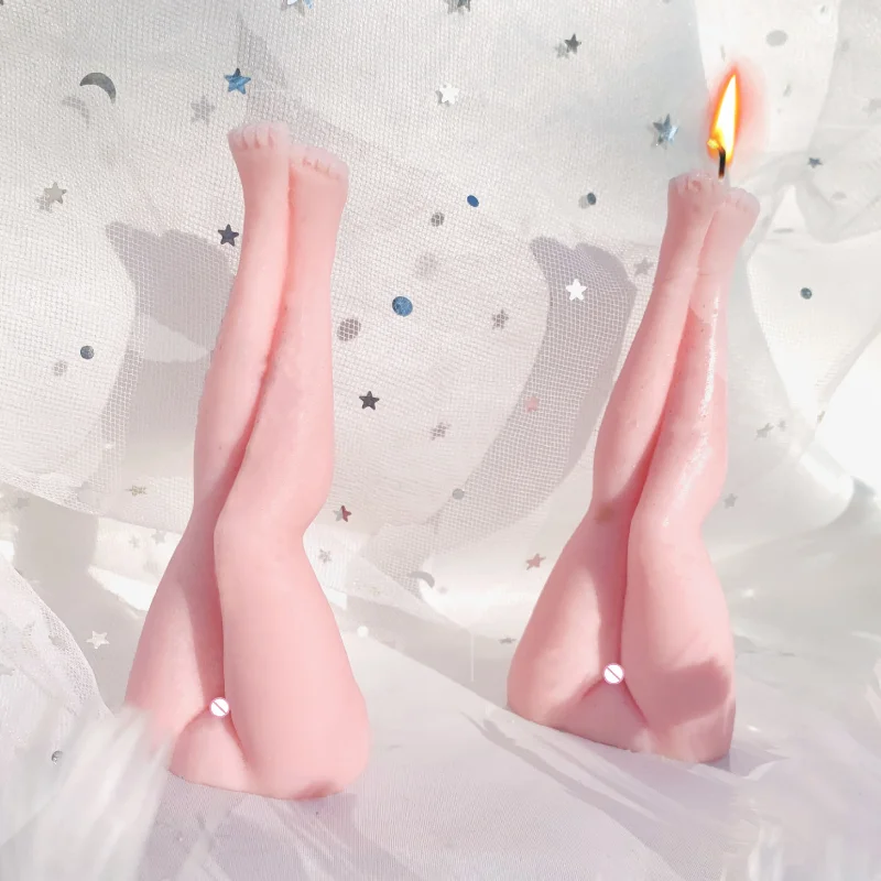 DIY ผู้หญิง3D เซ็กซี่ขาเทียนแม - Soap Making Gifts บทวิจารณ์และราคา