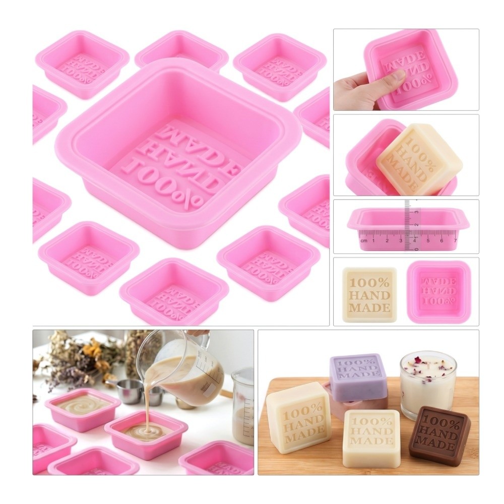 แม่พิมพ์สบู่ซิลิโคน 25 ชิ้น ขน - Soap Making Cold Process บทวิจารณ์และราคา