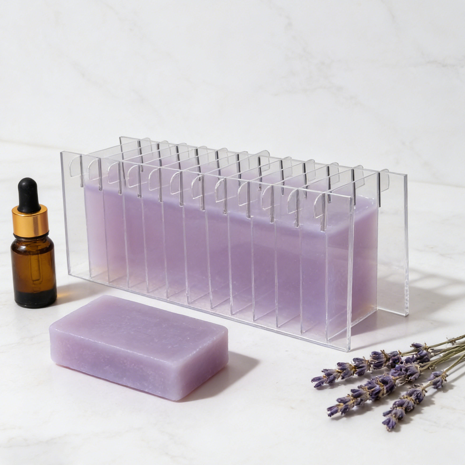 แผ่นอะคริลิคแบ่งสบู่สำหรับแม่พ - Soap Making Equipment For Beginners บทวิจารณ์และราคา