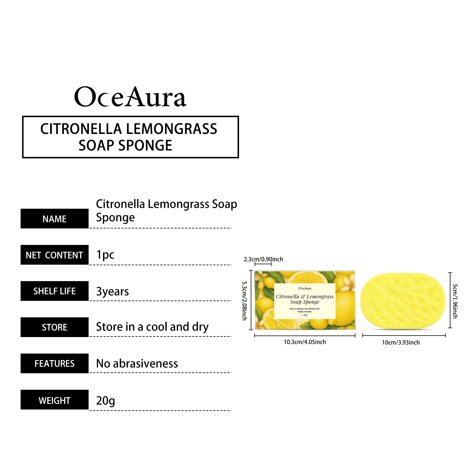ฟองน้ำสบู่ตะไคร้หอม ทำความสะอา - Soap Making Unit บทวิจารณ์และราคา