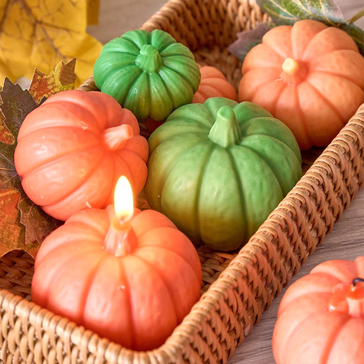 ฮาโลวีนเทียนฟักทองแม่พิมพ์ซิลิ - Soap Making Gifts บทวิจารณ์และราคา