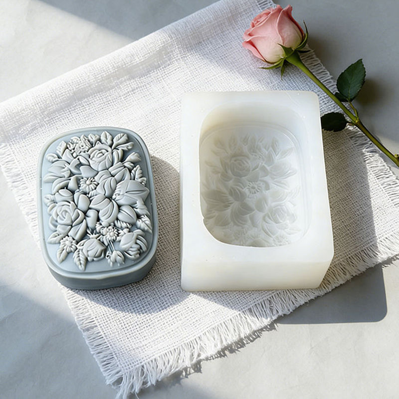 แม่พิมพ์สบู่ซิลิโคนลายดอกไม้ทร - Soap Making Gifts บทวิจารณ์และราคา