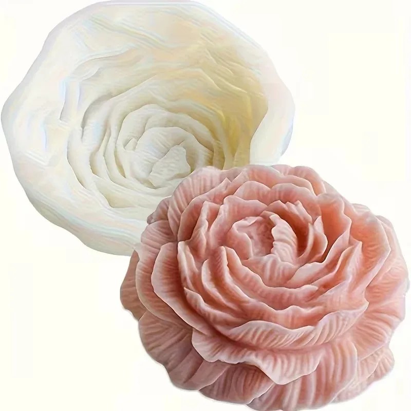 แม่พิมพ์เทียนรูปดอกโบตั๋นขนาดใ - Soap Making Gel บทวิจารณ์และราคา