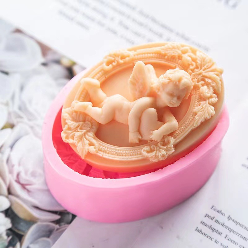 3D Angel เด็กรูปซิลิโคนสบู่แม่ - Soap Making Gifts บทวิจารณ์และราคา