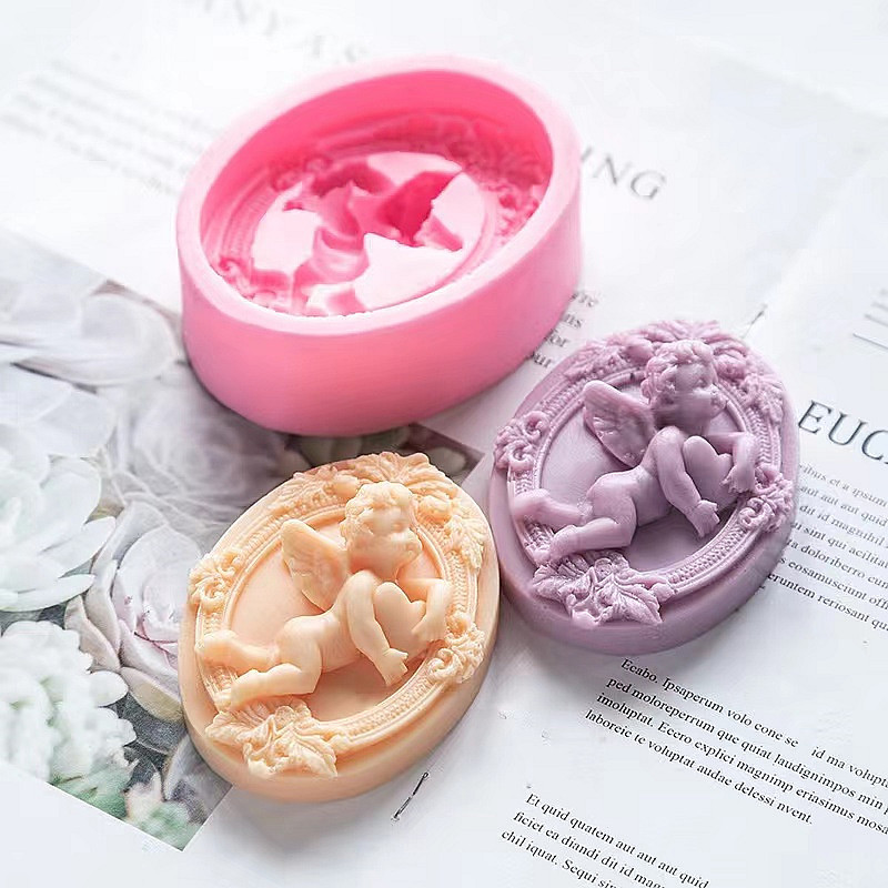 3D Angel เด็กรูปซิลิโคนสบู่แม่ - Soap Making Gifts บทวิจารณ์และราคา