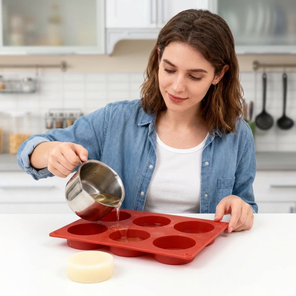 แม่พิมพ์สบู่ซิลิโคนทรงกลม DIY  - Soap Making Equipment For Beginners บทวิจารณ์และราคา